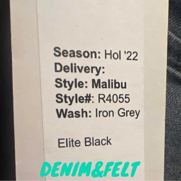 Fidelity Denim Malibu Button Fly | Color: Iron Grey | NEW/NWT!!🩶👖 - Picture 7 of 9
